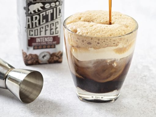 Arctic Cheat’s whipped white Russian Cocktail