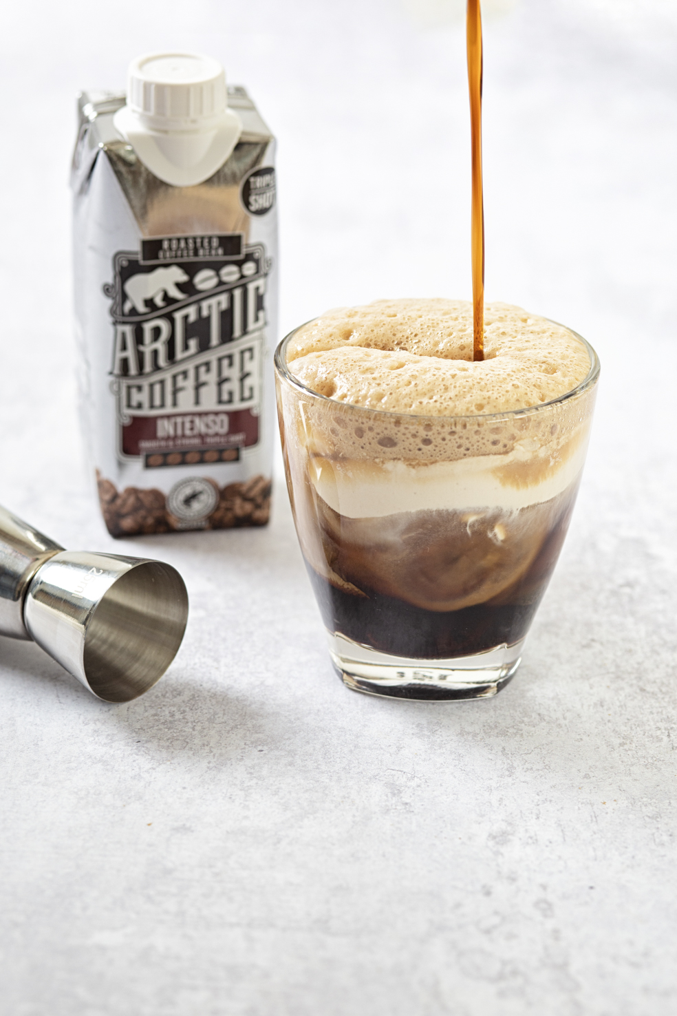 Arctic Cheat’s whipped white Russian Cocktail - Arctic Iced Coffee