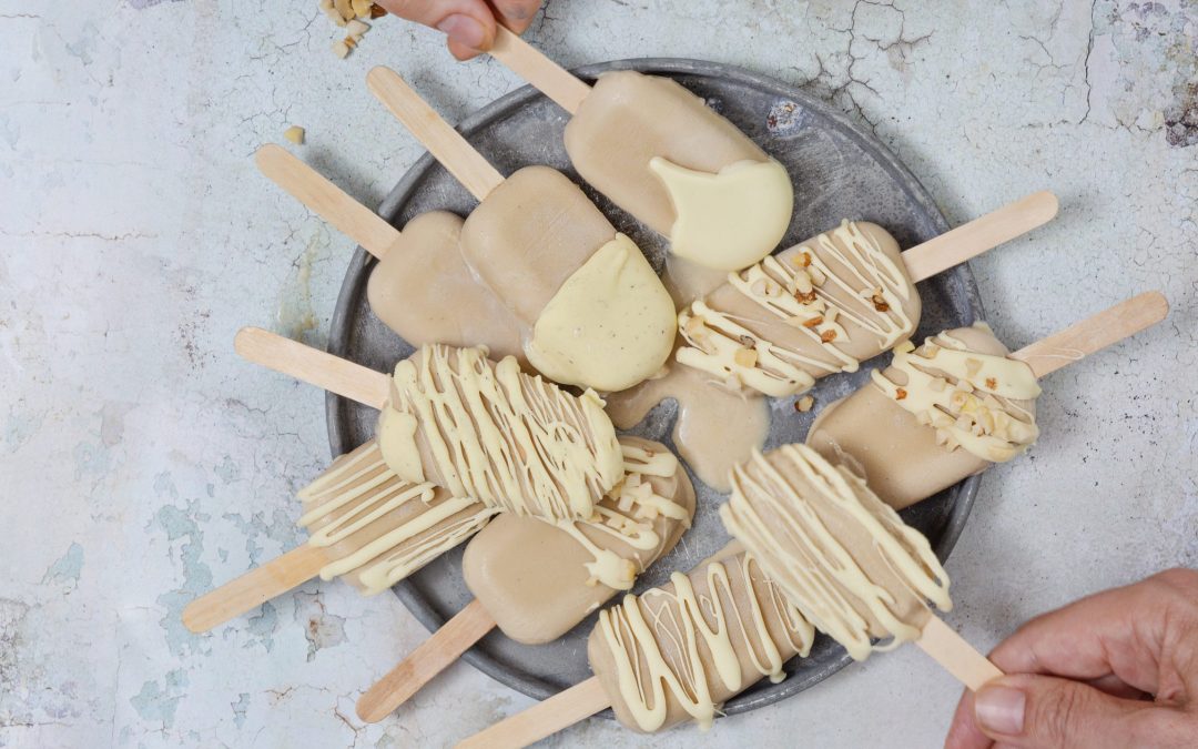 White Chocolate Coffee lollies / popsicles