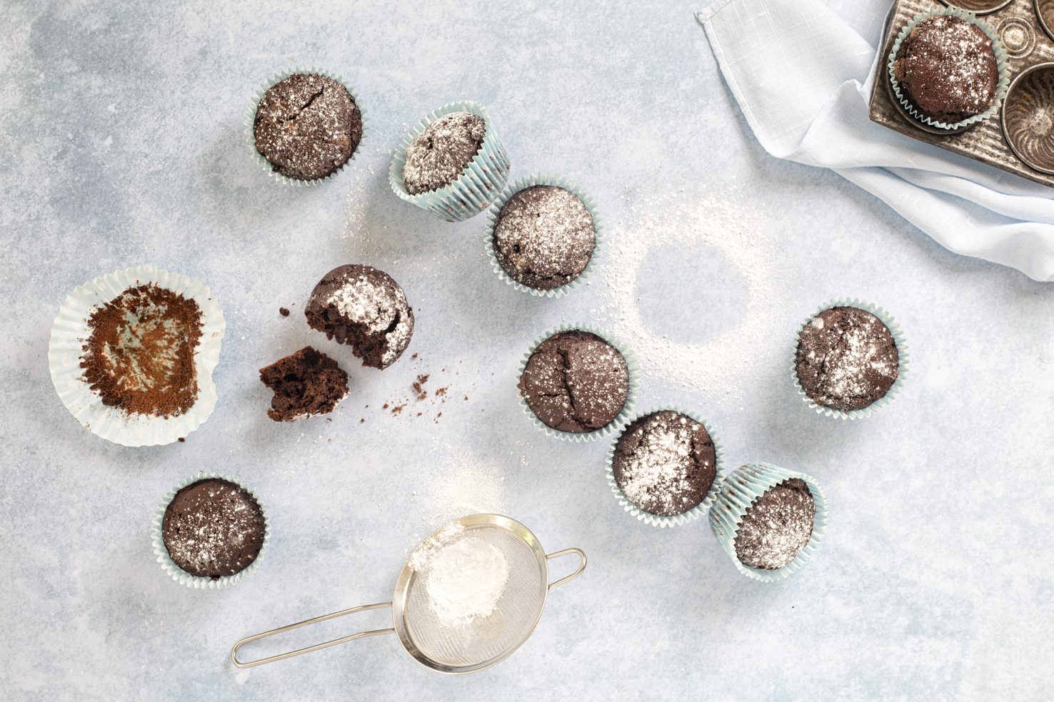 Double Chocolate Espresso Muffins - Arctic Iced Coffee
