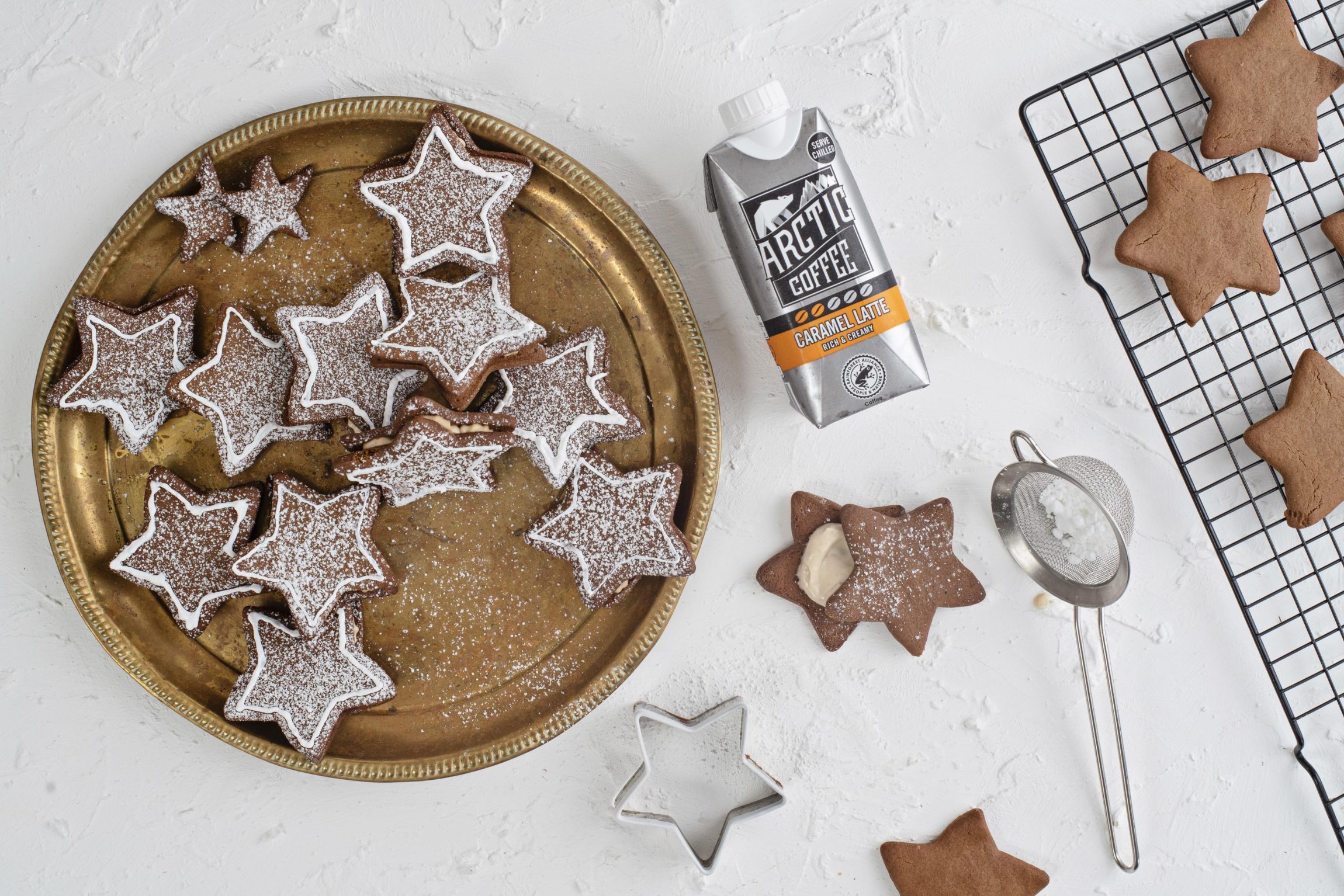 Gingerbread Star Cookies