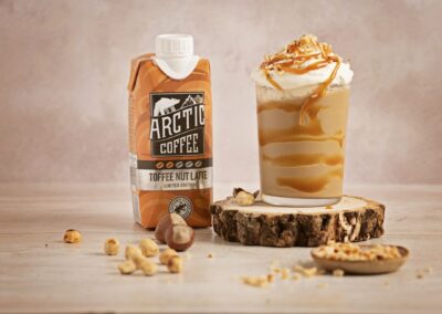 Toffee Nut Frappe with Toffee Sauce