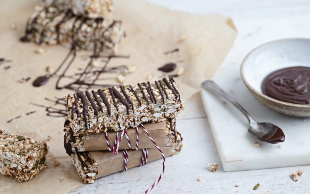 No-Bake Oat and Caramel Protein Bar