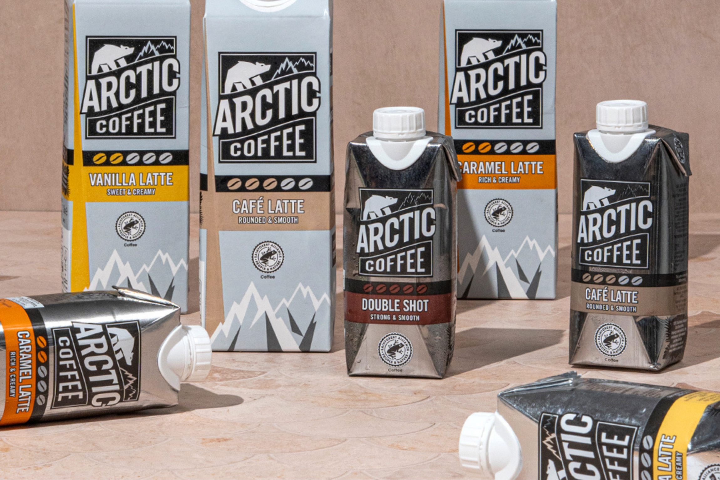 Arctic Iced Coffee Product Range Range of Arctic Iced Coffee products