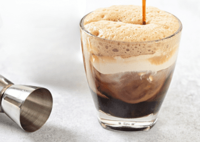 Arctic Cheat’s whipped white Russian Cocktail