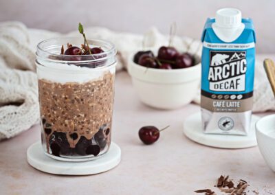 Cherry Mocha Overnight Oats