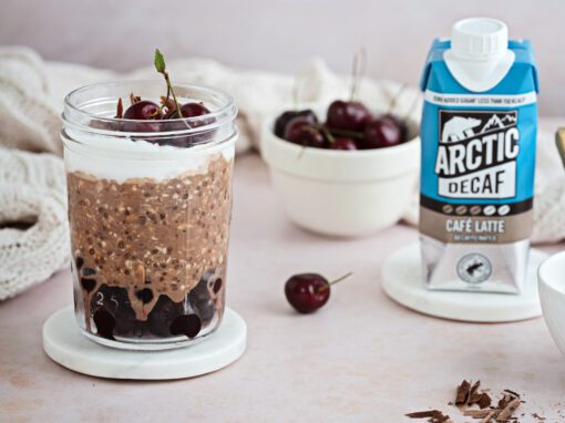 Cherry Mocha Overnight Oats